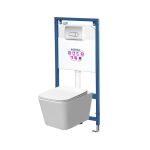 Leziter Set rezervor WC montat pe perete Tina Pacific Mobalis Homvera