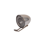 Far fata LED Retro Sport 20 Lux, cromat, 6V e-bike, cu suport inox, fara cablu, fara intrerupator Ultimate FactoryBikes