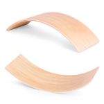 Homelux Placă de echilibru pentru copii, balansoar din lemn, exerciții de echilibrare Mobalis Homvera