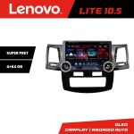 Navigatie Toyota Hilux 2008-2014 Kit-143 Lenovo  8 core 4+64 10.5 inch Incell 1K android Wifi 5Ghz gps internet CarStore Technology