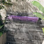 Deversor de cascadă cu LED-uri RGB, 108 cm, oțel inoxidabil GartenMobel Dekor