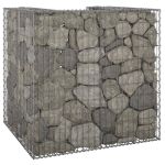 Perete gabion pentru pubelă, 110x100x110 cm, oțel galvanizat GartenMobel Dekor