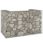 Perete gabion pentru pubele, 180x100x110 cm, oțel galvanizat GartenMobel Dekor