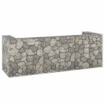 Perete gabion pentru pubele, 325x100x110 cm, oțel galvanizat GartenMobel Dekor