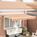 Cortina Retractabilă Dungă Multicolor 350x200 cm țesătură GartenMobel Dekor