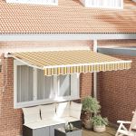 Cortina Retractabilă Dungă Multicolor 350x200 cm țesătură GartenMobel Dekor