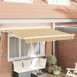 Cortina Retractabilă Dungă Multicolor 350x200 cm țesătură GartenMobel Dekor