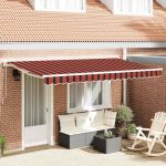 Cortina Retractabilă Dungă Multicolor 400x200 cm țesătură GartenMobel Dekor