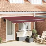 Cortina Retractabilă Burgundy 400 x 200 cm GartenMobel Dekor