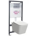 Kerra Set rezervor WC suspendat Tinos Adriatic Chrome Mobalis Homvera