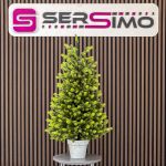 Brad artificial Christmas Deluxe by Sersimo, Viena Elite Spring in ghiveci, 3D, 110 cm Household NewTrend