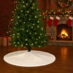 Covoras de pus sub bradul de Craciun, diametru 100 cm, alb Household NewTrend