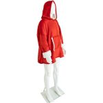 Patura tip hanorac, cu maneci, gluga si buzunare, material plus, marime universala, rosu Household NewTrend