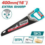 TOTAL - FIERASTRAU PENTRU LEMN - 400MM / 16'' ( INDUSTRIAL) PowerTool TopQuality