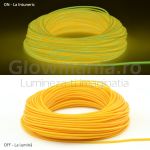 Fir electroluminescent neon flexibil el wire 3,2 mm culoare galben MultiMark GlobalProd