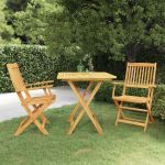 Set mobilier grădină pliabil, 3 piese, lemn masiv acacia GartenMobel Dekor