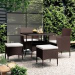Set mobilier de grădină, 5 piese, poliratan GartenMobel Dekor