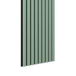 Riflaj MDF decorativ LDA PREMIUM de tip Panou Acustic, Verde Salvie, 260x40 cm Household NewTrend