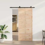 Ușă glisantă Maro 80 x 208 cm Lemn masiv de pin GartenMobel Dekor