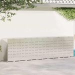 Depozitare pentru 3 pubele Wheelie Argintiu GartenMobel Dekor