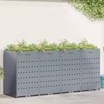 Depozitare pentru 4 pubele Wheelie Gri deschis GartenMobel Dekor