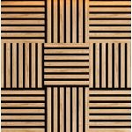 Modul riflaj MDF decorativ LDA PREMIUM de tip panou acustic, Stejar Saragossa, 30x30 cm Household NewTrend