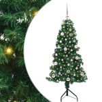 Pom de Crăciun Artificial pentru Colț Verde 150 cm PVC și Metal GartenMobel Dekor