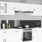 Spate de bucătărie 2 pcs Gri închis 120 x 40 cm GartenMobel Dekor