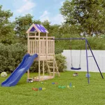 Set de joacă pentru exterior, lemn masiv de pin GartenMobel Dekor