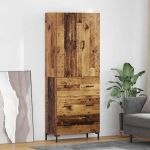 Bufet Pe perete Lemn Vechi 69,5 x 34 x 180 cm Lemn compozit GartenMobel Dekor