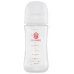Biberon din sticla borosilicat 240 ml KidsCare cu tetina din silicon for Your BabyKids