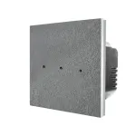 Intrerupator Triplu Cap Scara / Cruce cu Touch din Marmura LUXION, Serie A SmartElectro IntelligentHouse