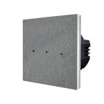 Intrerupator Triplu cu Touch din Marmura LUXION, 500W SmartElectro IntelligentHouse