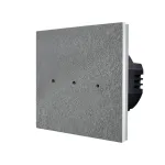 Intrerupator Triplu cu Touch din Marmura LUXION, 500W SmartElectro IntelligentHouse