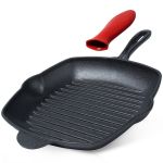 Tigaia grill pătrată din fontă CAST LINE 28×28 cm Handy KitchenServ