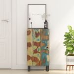 Servantă cu ușă, 40x31x75 cm, lemn masiv recuperat GartenMobel Dekor