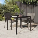 Masă de grădină pentru dining Maro 90 x 90 x 75 cm Rattan poli GartenMobel Dekor