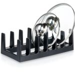 Organizatorul pentru capace și farfurii negru, 28×15×9 cm Handy KitchenServ
