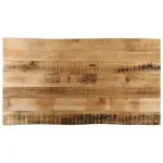Blat de masă contur natural 110x60x3,8 cm lemn masiv mango brut GartenMobel Dekor