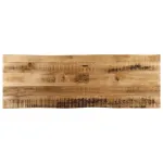 Blat de masă contur organic 120x40x3,8 cm lemn masiv mango brut GartenMobel Dekor