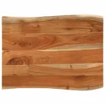 Blat masă, 90x60x2,5 cm dreptunghiular lemn acacia margine vie GartenMobel Dekor