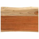 Blat masă 50x40x3,8 cm dreptunghiular lemn acacia margine vie GartenMobel Dekor