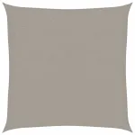 Pânză parasolar, gri deschis, 3,6x3,6 m, pătrat, 160 g/m², HDPE GartenMobel Dekor