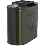 Canistra metalica 30 litri Siegbert®, verde Automobile ProTravel