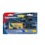 MAJORETTE TRANSPORTER SET REMORCA DE CURSE DELUXE LAND ROVER DEFENDER 110 SI MASINUTA TOYOTA GR SUPRA SuperHeroes ToysZone