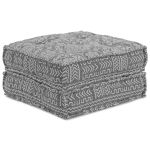 Canapea modulară Geometric Gri deschis 70 x 70 x 36 cm țesătură GartenMobel Dekor