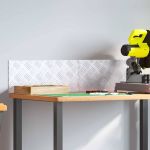 Plăci cu tablouri 2 pcs Argintiu 50 x 20 cm Aluminiu GartenMobel Dekor