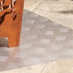 Plăci cu tablouri 2 pcs Argintiu 100 x 40 cm Aluminiu GartenMobel Dekor