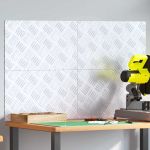 Plăci cu tablouri 4 pcs Argintiu 50 x 30 cm Aluminiu GartenMobel Dekor