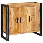 Bufet Maro 80 x 33 x 70 cm Lemn masiv de mango GartenMobel Dekor